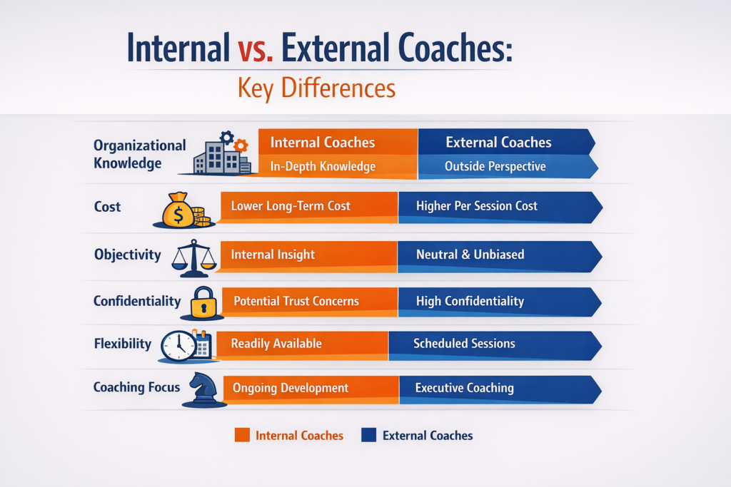 Internal and External Coaches Differences