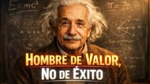 Albert Einstein: “No busques ser un hombre de éxito, sino más bien un hombre de valor”