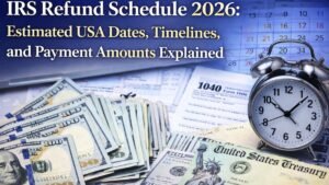 ¿Le enviará el IRS $2,000 en febrero de 2026? Explicación sencilla de los requisitos y el plazo de depósito. 1 IRS Refund Schedule 2026: Estimated USA Dates, Timelines, and Payment Amounts Explained