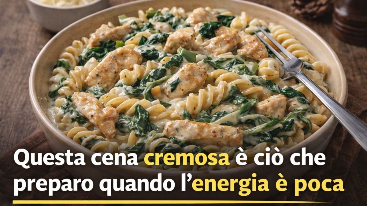 “Questa cena cremosa è ciò che preparo quando l’energia è poca”