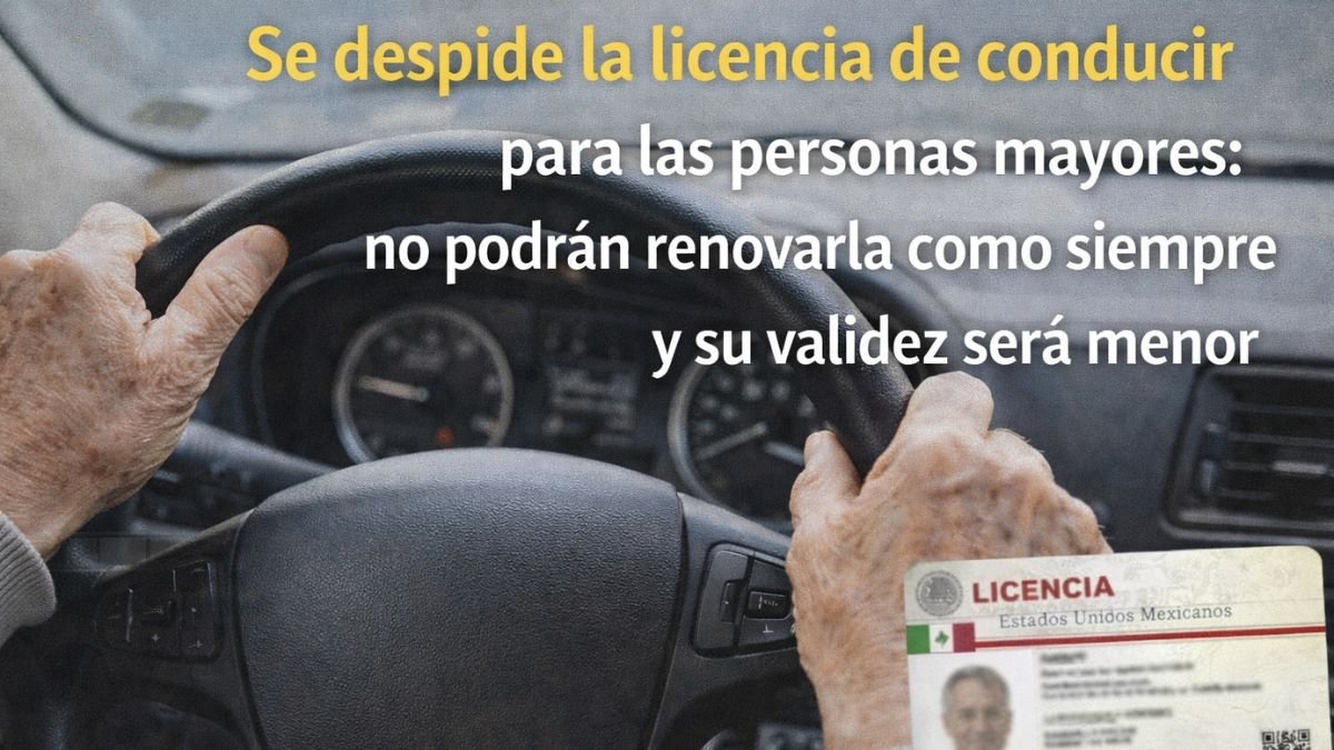 Se despide la licencia de conducir para las personas mayores: no podrán renovarla como siempre y su validez será menor